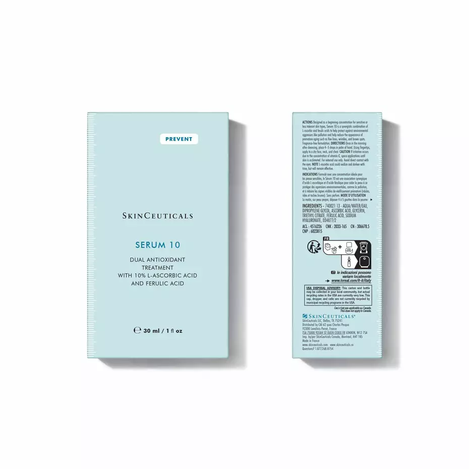 Антиоксидантна сироватка для чутливої шкіри SkinCeuticals Serum 10 30 мл